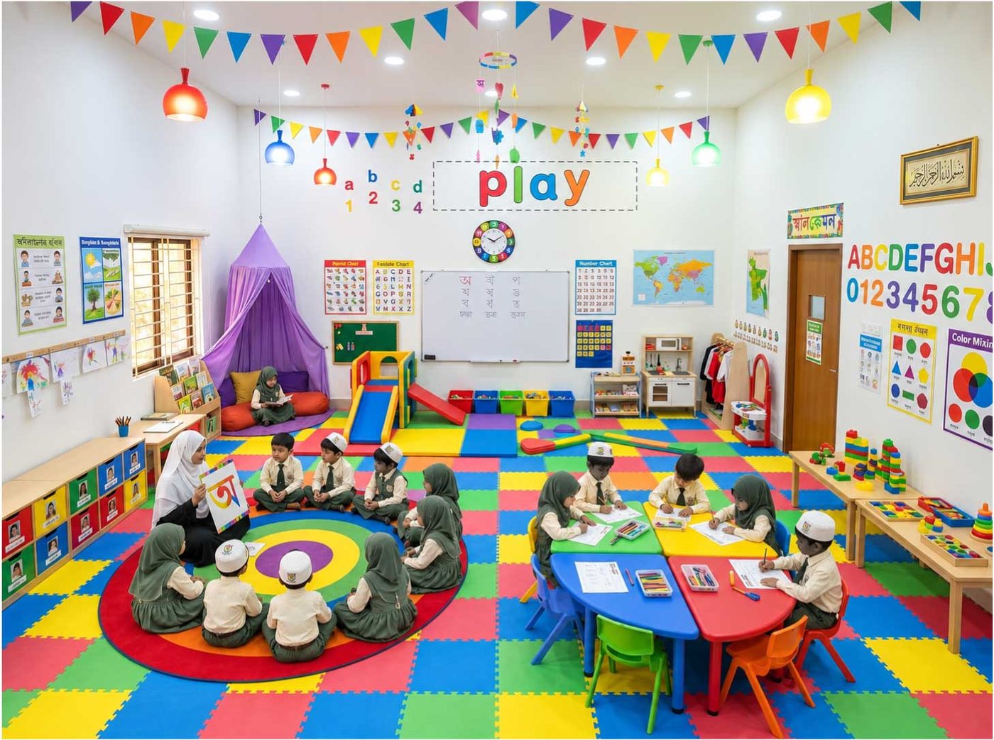 Flourish Islamic School প্লে অ্যান্ড লার্নিং কর্নার